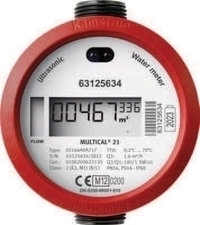 Elektronischer Wasserzähler MULTICAL 21 Q3=4 (Qn 2,5)  DN 20  Baulänge 130mm für Warmwasser