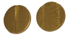 Wertmarken 25 mm für Münzzähler
